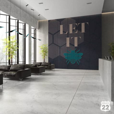Wall Art Let It Bee design by Create22